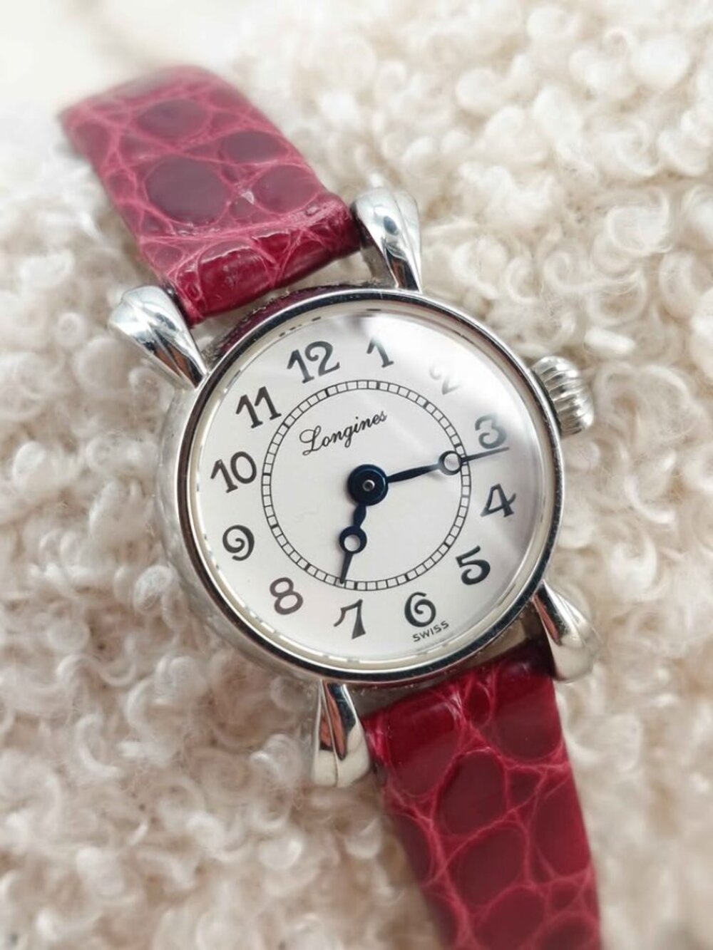 Longines Ladies Watch Les Ravissantes L5.181.4 18mm Swiss Made Alligator Strap